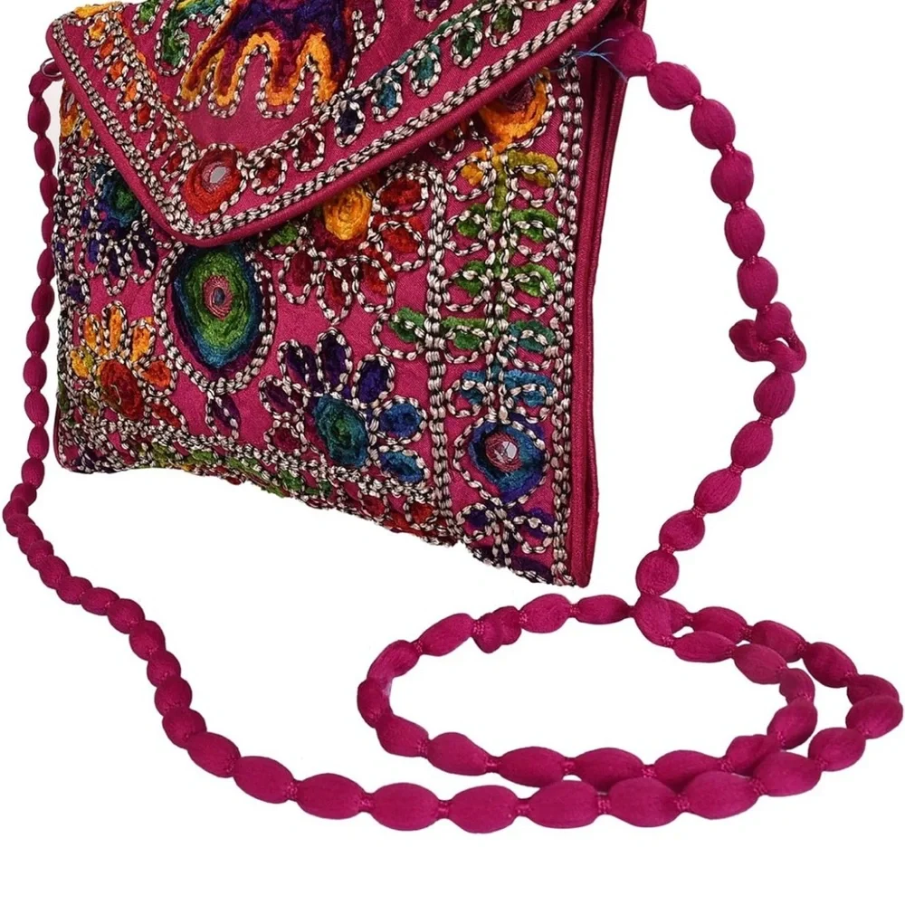 2 for $20 Must bundle/ 
Hand embroidered Mirrored clutch bags for women - Picture 3 of 10